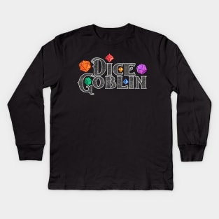 Dice Goblin Rainbow Dice Kids Long Sleeve T-Shirt